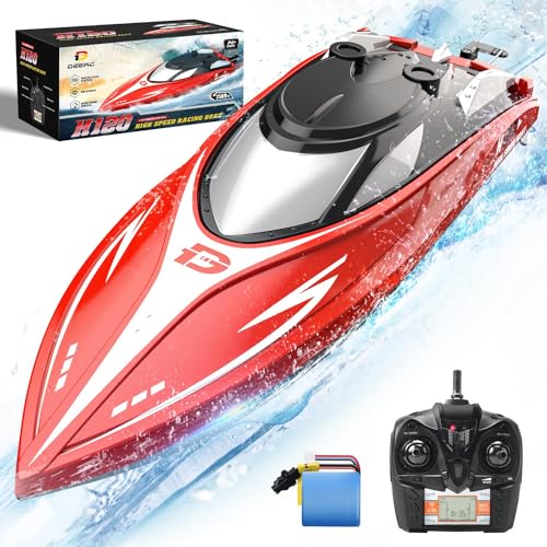 DEERC H120 RC Boat: Fast Racing for All Ages!