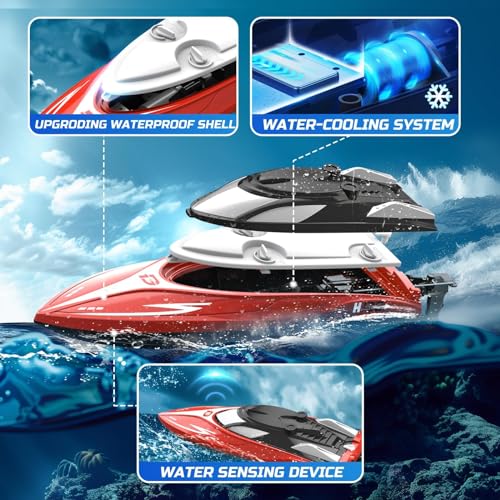 DEERC H120 RC Boat: Fast Racing for All Ages!