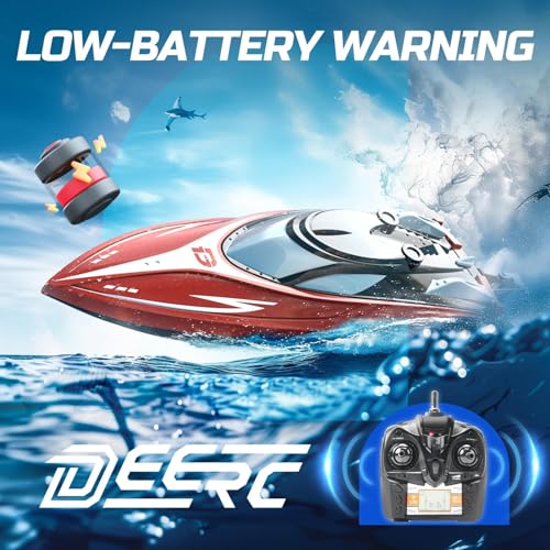 DEERC H120 RC Boat: Fast Racing for All Ages!