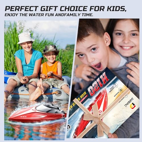 DEERC H120 RC Boat: Fast Racing for All Ages!