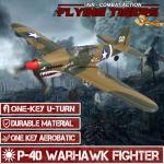 LEAMBE RC Plane 4 Channel Remote Control Airplane - Ready to Fly P-40 Warhawk RC Airplane for Beginners Adult with Xpilot Stabilization System & One Key Aerobatic