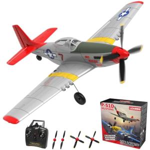 Remote Control Aircraft Plane, RC Plane with 3 Modes That Easy to Control, One-Key U-Turn Easy Control for Adults &Kids, LEAMBE