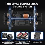 1:18 Scale Waterproof RC Car with Upgraded Motor