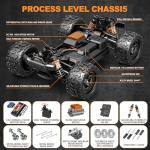1:18 Scale Waterproof RC Car with Upgraded Motor