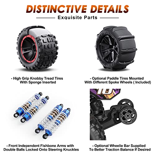 Fast RC Truck, Brushless Motor, 1/16 Scale