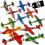 36-Pack Foam Glider Planes for Kids' Fun