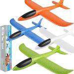 BooTaa 4 Pack Foam Airplane Gliders for Kids