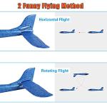 BooTaa 4 Pack Foam Airplane Gliders for Kids