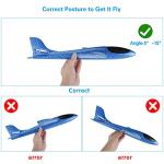 BooTaa 4 Pack Foam Airplane Gliders for Kids