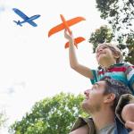WenToyce 2 Pack Foam Gliders for Kids