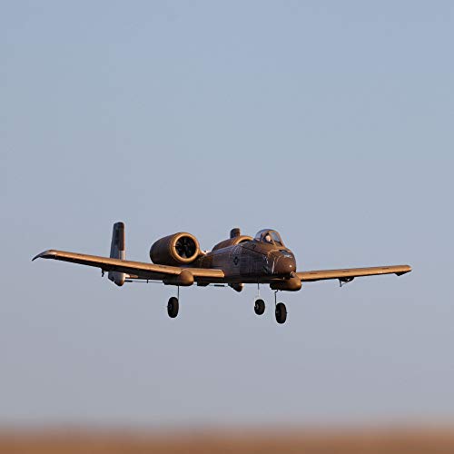 E-flite RC Airplane UMX A-10 Thunderbolt II 30mm EDF BNF Basic Transmitter Battery and Charger not Included with AS3X and Safe Select 562mm EFLU6550