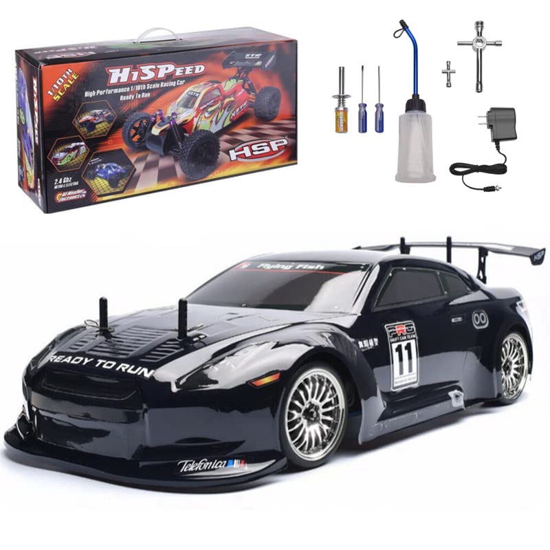 High-Speed RC Truck with Nitro Power - 1/10 Scale