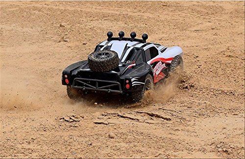 High-Speed 1/18 Scale RC Truck with LED Light