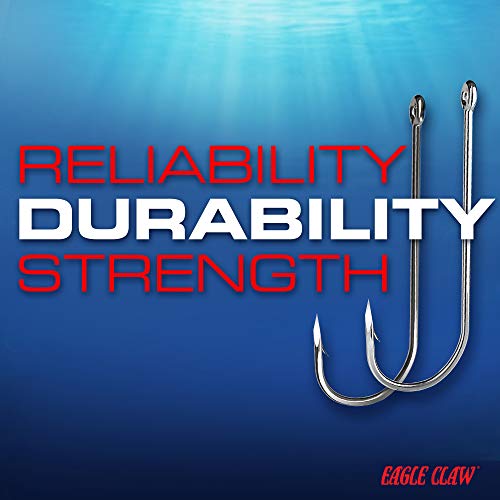 Eagle Claw Bass Hook Assortment, 67 Hooks