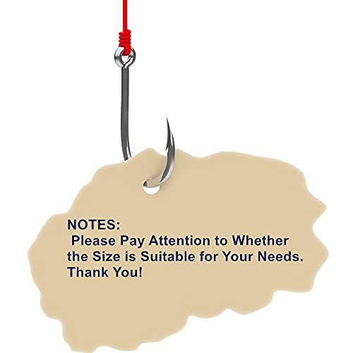 300PCS High-Carbon Steel Barbed Fishing Hooks - 10 Specifications