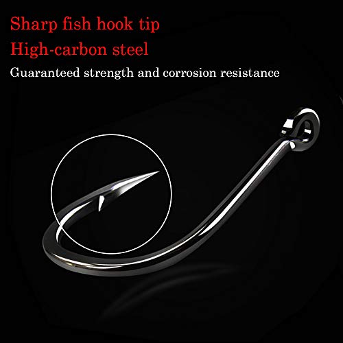 Drasry Fishing Hooks: Sharp, Carbon Steel Jig Bait