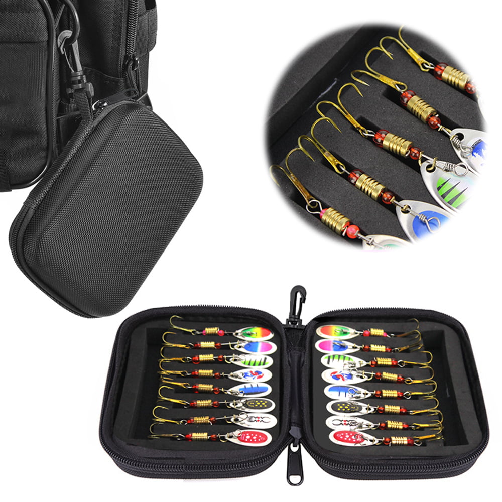 16pcs Lixada Fishing Spoon Lures Set for Trout Bass