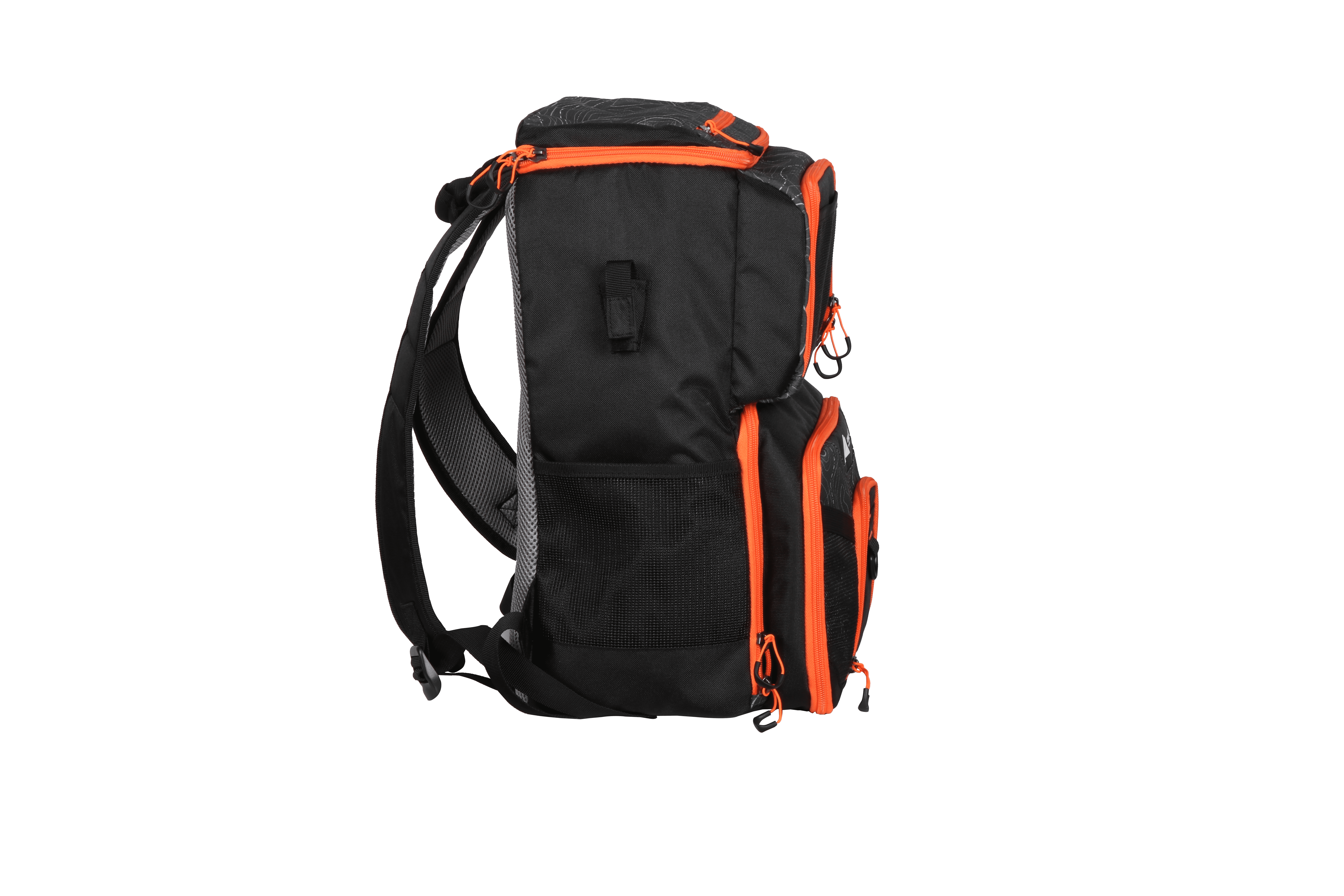 Elite Fishing Tackle Backpack with Bait Cooler, Black
