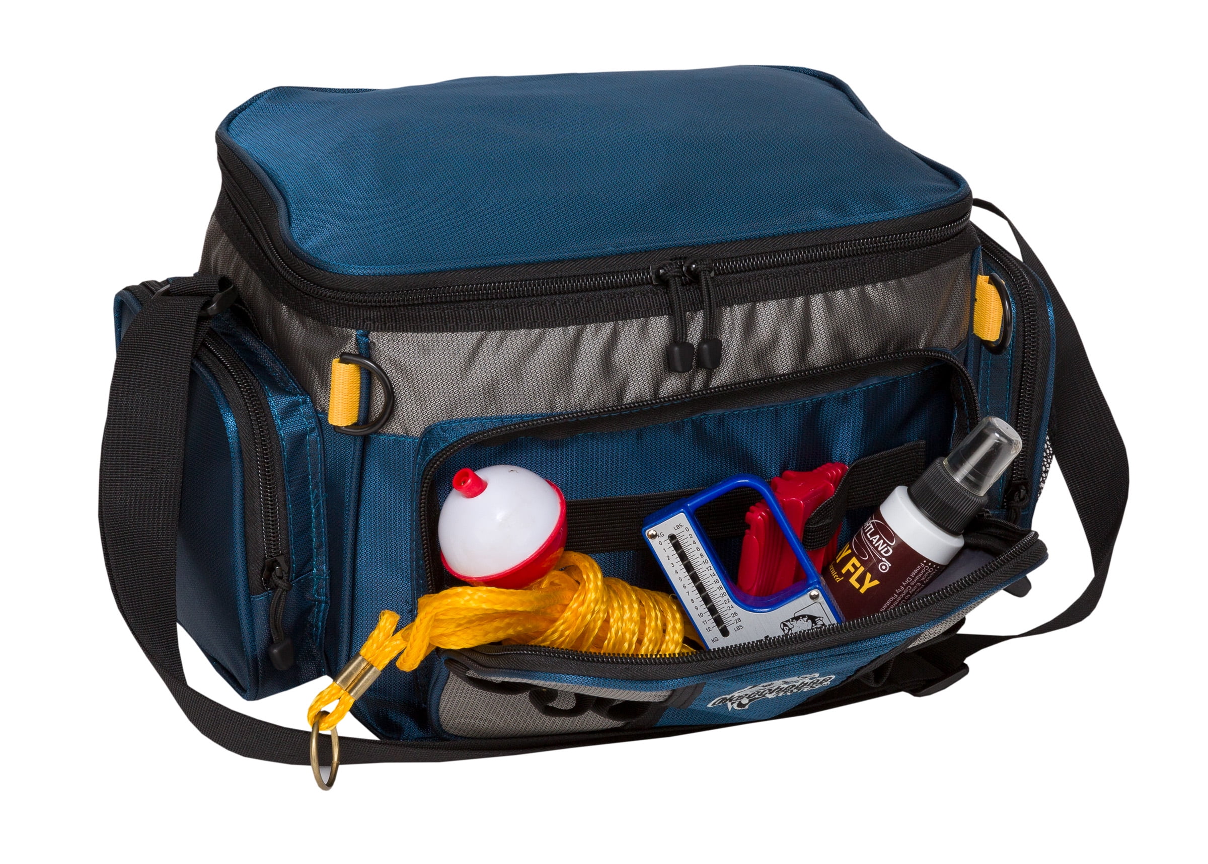 Okeechobee Fats Small Fishing Tackle Bag with 2 Utility Boxes