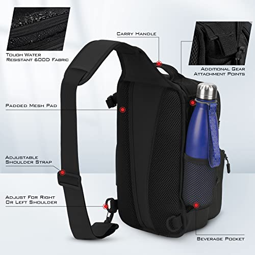 KastKing BlowBak Tactical Fishing Sling Tackle Bag