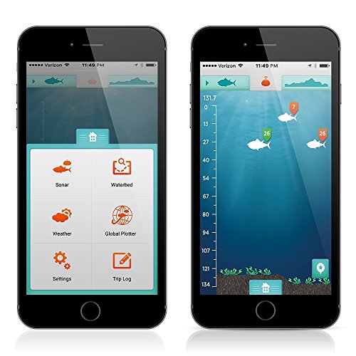 Portable Fish Finder: Accurate Depth Range 135ft