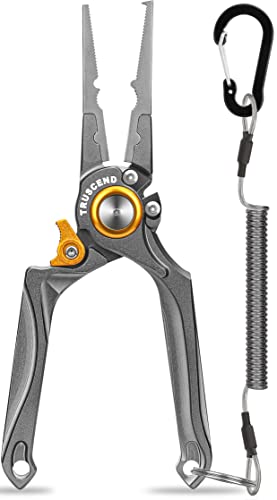 TRUSCEND Lockable Fishing Pliers with Mo-V Blade