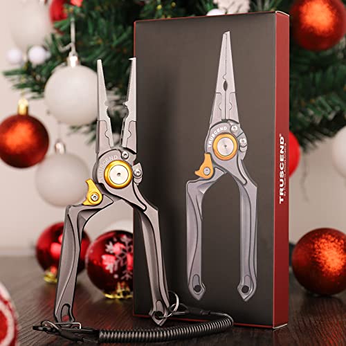 TRUSCEND Lockable Fishing Pliers with Mo-V Blade