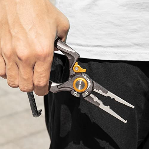 TRUSCEND Lockable Fishing Pliers with Mo-V Blade