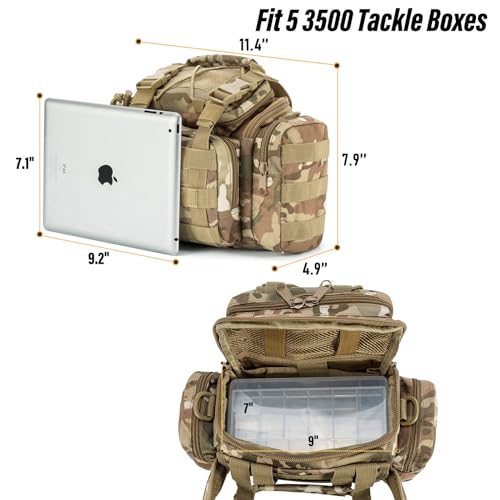 Dr.Fish Tackle Bag with 60 Lures & Gear