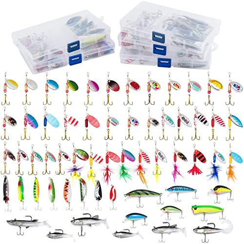 Dr.Fish Tackle Bag with 60 Lures & Gear