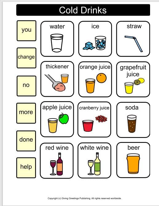 Caregiving Aid Book: Symbols For Clear Communication