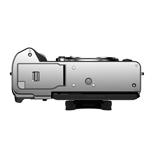 Silver Fujifilm X-T5 Mirrorless Camera Body