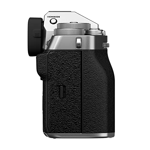 Silver Fujifilm X-T5 Mirrorless Camera Body