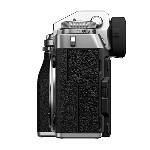 Silver Fujifilm X-T5 Mirrorless Camera Body