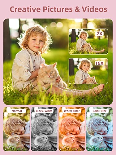 Compact 16X Zoom Digital Camera for Kids