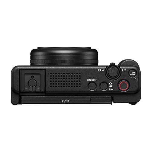 Sony ZV-1F Vlog Camera for Creators/Vloggers - Black