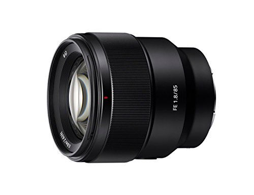 Sony SEL85F18 85mm Medium-Telephoto Prime Camera Lens Black
