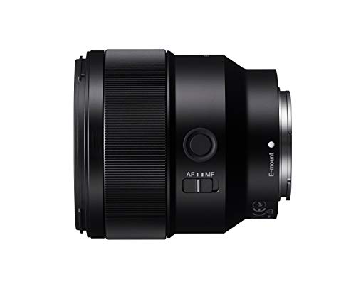 Sony SEL85F18 85mm Medium-Telephoto Prime Camera Lens Black