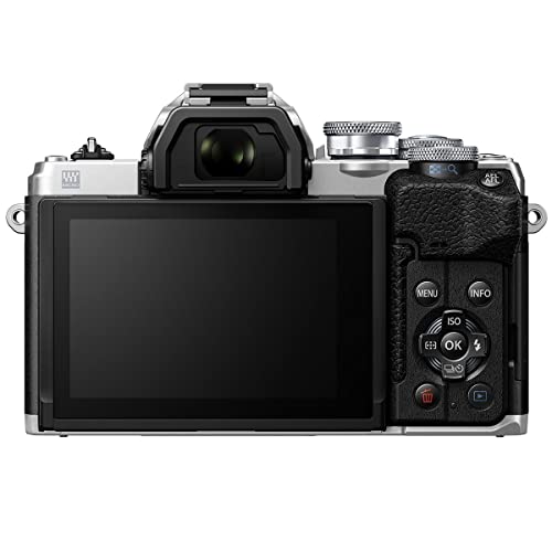 Silver Olympus OM-D E-M10 Mark IV Camera