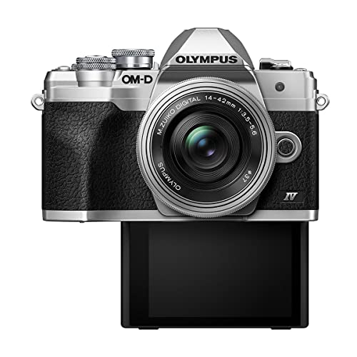 Silver Olympus OM-D E-M10 Mark IV Camera