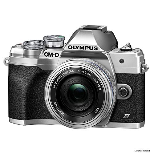 Silver Olympus OM-D E-M10 Mark IV Camera
