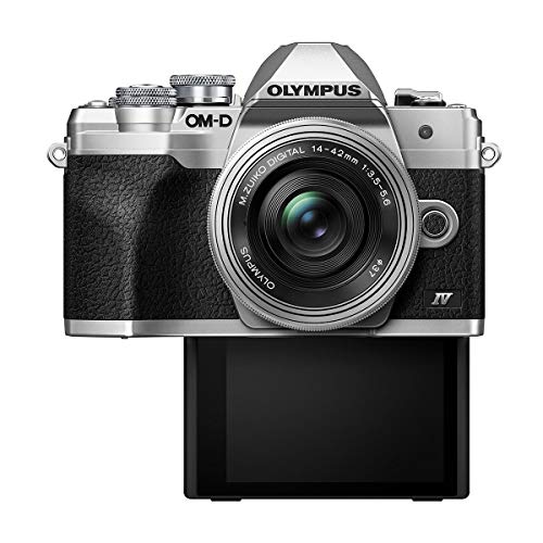 Silver Olympus OM-D E-M10 Mark IV Camera