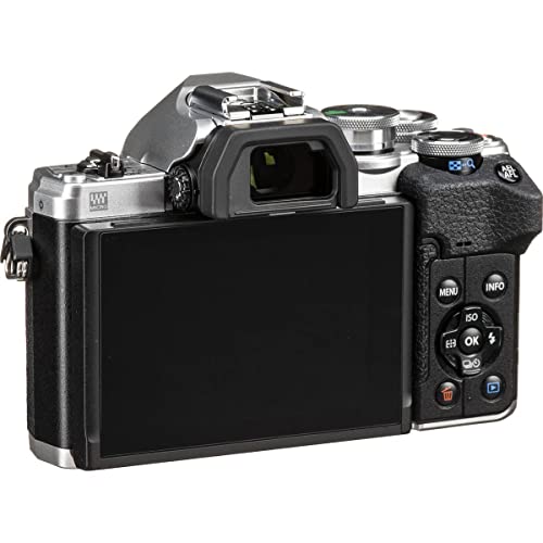 Olympus OM-D E-M10 Mark IV Camera Bundle, Silver