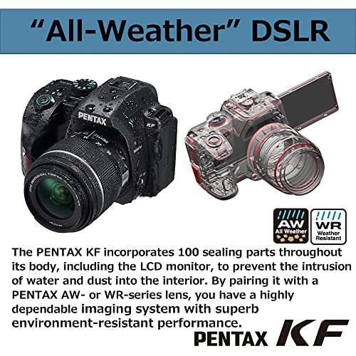 PENTAX KF APS-C DSLR Camera with Weather-Resistant Body