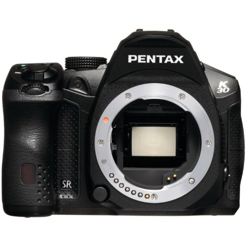 Pentax K-30 Weather-Sealed 16MP DSLR Camera - Black