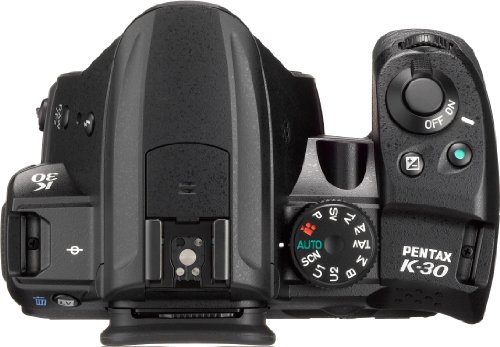 Pentax K-30 Weather-Sealed 16MP DSLR Camera - Black