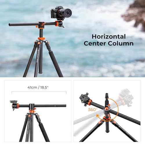 Professional Aluminum Camera Tripod with Monopod and Ball Head