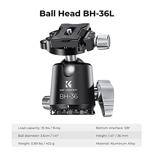 K&F Concept X-Series Carbon Fiber Camera Tripod