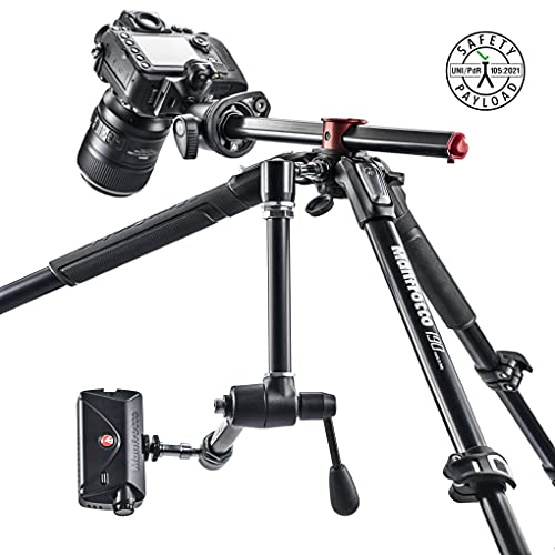 Manfrotto MT190XPRO4 Lightweight Black Aluminum Tripod