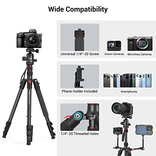 SmallRig Aluminum Camera Tripod & Monopod with 360°Ball Head
